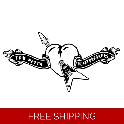 Tom Petty & the Heartbreakers Die Cut Vinyl Decal sticker Tom Petty & the Heartbreakers Die Cut Vinyl Decal sticker